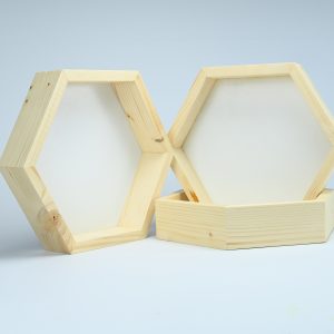 Rama Hexagonala lemn