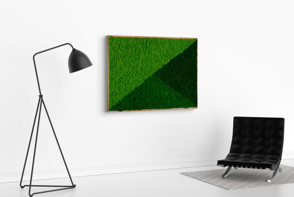 Tablou licheni mix verde Green Shades 120×60 cm 2 1 scaled